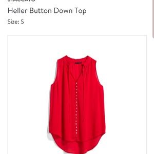 Staccato Heller Button Down Top